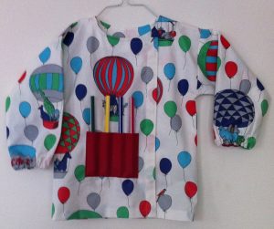 La blouse de peinture enfant en coton enduit. - Octavie à Paris